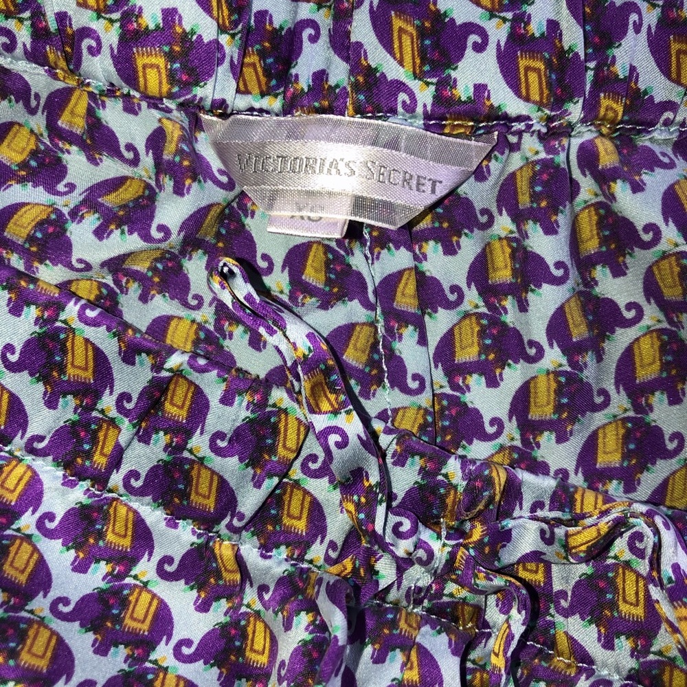 Victoria’s Secret purple elephant sleep shorts, XS